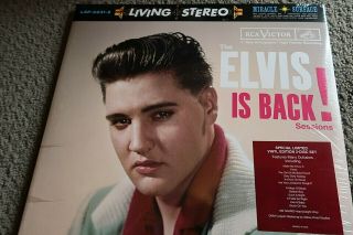 Sealed/ Elvis Is Back Sessions 2x Lp Mega Rare 2009 Ftd - Hype Sticker