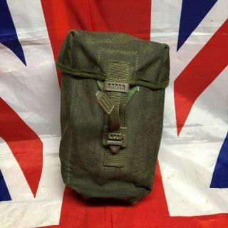 British Army Olive Green Water Bottle Carrier Webbing Pouch Grade 1