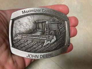 Vintage John Deere Maximizer Combine Belt Buckle