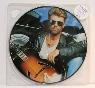 George Michael " Faith " Limited Edition Picture Disc " 1988 Australian Press N