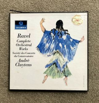 André Cluytens,  Maurice Ravel - The Complete Orchestral Sax 2476 - 9 Vinyl
