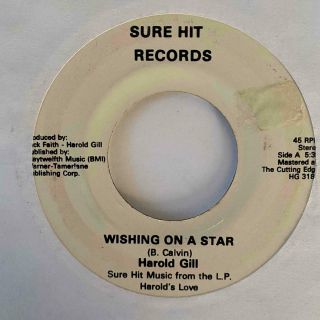 Modern Soul 45 Harold Gill Wishing On A Star/i Can Make You Party Hear Ultrarare