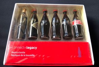 Coke 2006 Evolution Of The Coca - Cola Contour Bottle 1899 - 1986