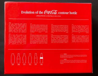Coke 2006 Evolution of the Coca - Cola Contour Bottle 1899 - 1986 3