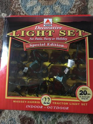 Agco Decorative Light Set Massey Harris Tractor Light Set,  20 Piece