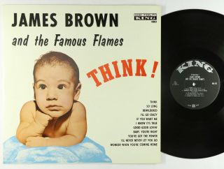 James Brown & The Famous Flames - Think Lp - King 1st Press No Crown Mono Vg,