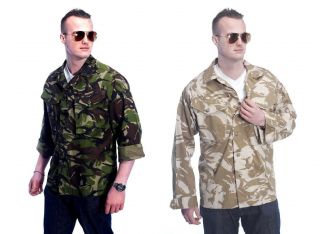 British Army Soldier 95 Dpm Camo Shirts - Woodland Or Desert