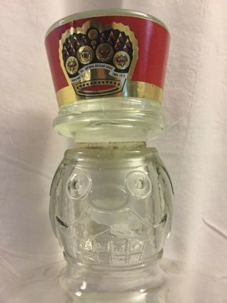 1997 Smirnoff Vodka - Vintage Collectible Toy Soldier Nutcracker Glass Bottle 2