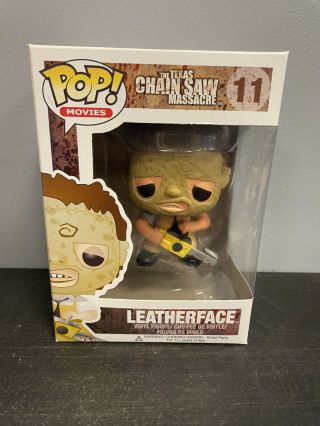 Funko Pop Leatherface 11 Texas Chainsaw Massacre Vaulted,  Protector Authentic