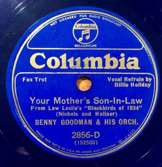 Benny Goodman,  Billie Holiday Your Mother 