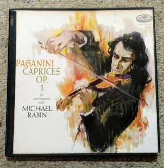 Michael Rabin Paganini Caprices Op.  1) 2 Exc To Nm Capitol Stereo Lp Set