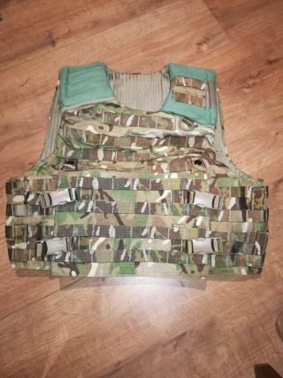 British Army Osprey Mkiv Body Armour Vest Cover With Ops Panel Mtp Size 170/112