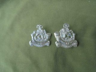Unissued Rhodesian Light Infantry Annodised Collar Badges Udi