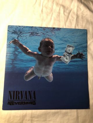 1991 Nirvana Nevermind Lp 1st Us Pressing Dgc - 24425 Vg/vg,  Grunge Soundgarden