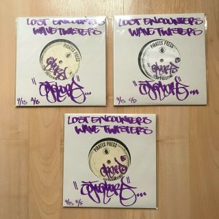 Wave Twisters The Lost Encounters 7” Test Pressing 4 Dj Qbert Signed Set