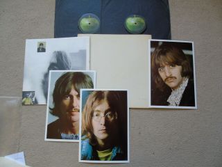 The Beatles White Album Double Lp Apple Mono First Issue Top Opening 143