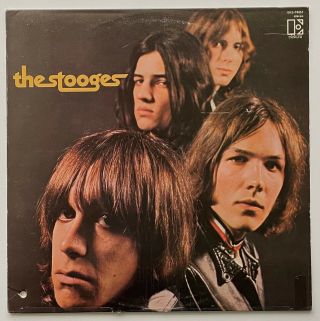 Vtg 1969 The Stooges 1st Album Self Titled Vinyl Gold Label Lp Eks - 74051 Og Euc
