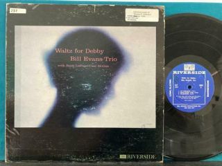Bill Evans Trio Waltz For Debby Orig 1962 Mono Dg Riverside Rlp 399 1st Press