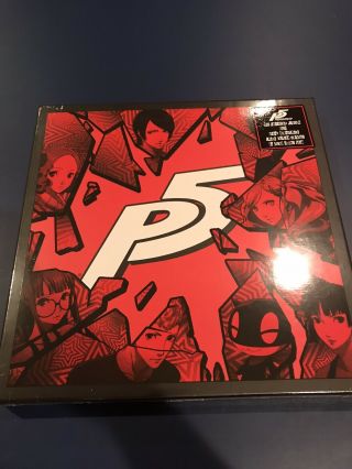 Persona 5 Vinyl Record Box Set 4 Lp Iam8bit X Atlus &