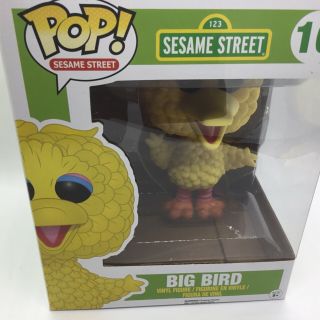 Funko Pop Sesame Street Big Bird 10 Sized 6 - Inch Vinyl Figure