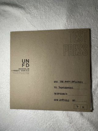 The Amity Affliction Youngbloods test press 2