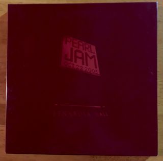Pearl Jam Benaroya Hall Vinyl - Limited Edition - 4xvinyl Box Set - Pop13/2000