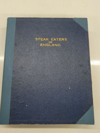Lewis,  Rose & Co.  Sheffield England Stag Horn Steak Knife Set