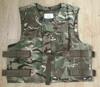 British Army Military Sas Sbs Mtp Body Armour Ecba Cover / Vest - 190/108