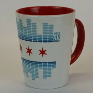 Wbez 91.  5 Chicago Coffee Mug / Npr / National Public Radio / Ceramic / Flag