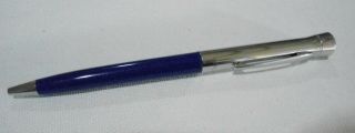 Vintage Amoco Oil Co.  Garland Ballpoint Pen | Cross Mechanism | Blue & Silver