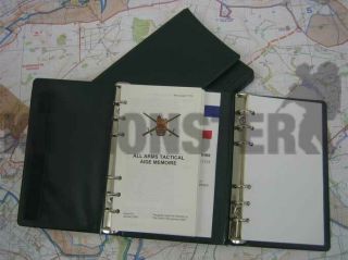 British Army Tam Folder 6 Ring Binder,  Og Hard Cover,  Double Spine,  Empty