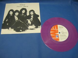 Record 7” Single Queen Bohemian Rhapsody Ltd Edit 1172/2000 Purple Vinyl 2371