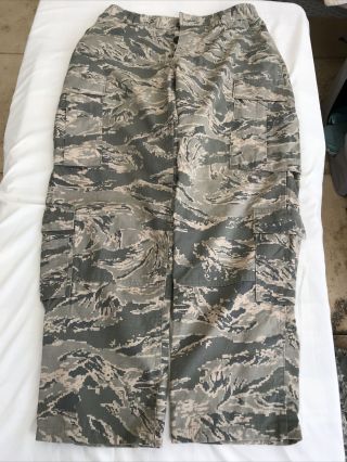 Us Air Force Tiger Stripe Utility Trousers Size 32s.  035