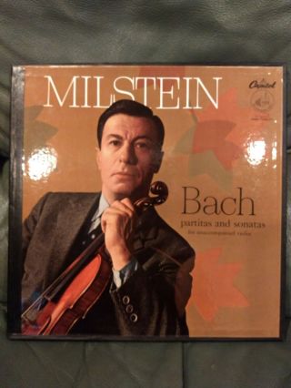 Nathan Milstein Bach Partitas & Sonatas Capitol 3 Lp 