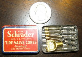 Schrader Tire Valve Cores 1920 