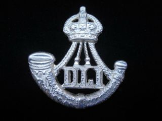 Durham Light Infantry Officers Presentation Cap Badge,  Box Birmingham