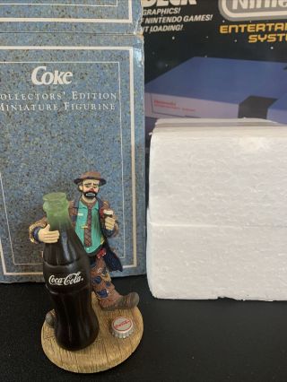1995 Coca - Cola Emmett Kelly " Big,  Big Taste " Limited Edition Vintage Figurine