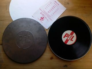 Public Image Limited Pil Metal Box 3 Lp Set Nm Vinyl Record Metal 1 In Round Tin