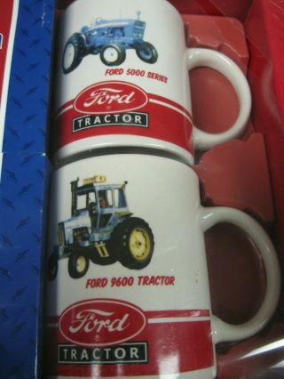 Ford 5000 7000 9600 8730 Series Tractor Mug Coffee Cup Set 2