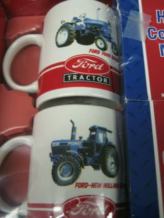 Ford 5000 7000 9600 8730 Series Tractor Mug Coffee Cup Set 3