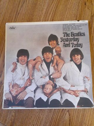 The Beatles 3rd State Mono Butcher Cover 3 1966 Usa In Ex