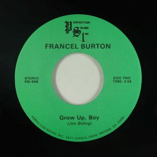 Modern Soul Funk 45 - Francel Burton - Grow Up,  Boy - Psi - Mp3 - Unknown?