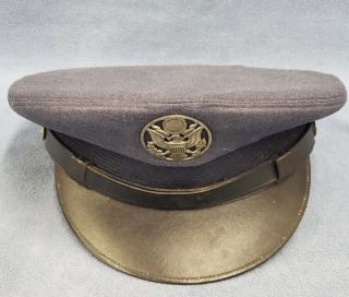 Us Air Force Blue Service Dress Hat Cap Sz 7 Mil - C - 3095 - D Vintage Usaf