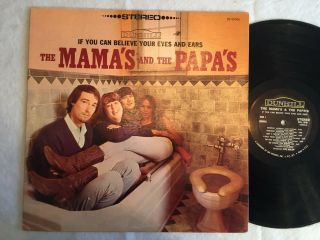 Mamas And The Papas - If You Can Believe Your Eyes.  [toilet Cover] Vg,  /m -