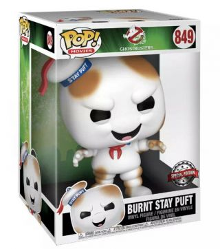 Ghostbusters Burnt Stay Puft Vinyl 10 Inches Funko Pop 849 Exclusive