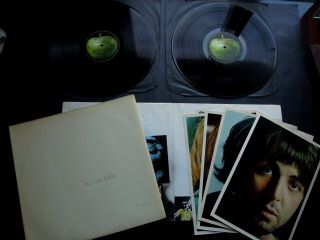 The Beatles White Album Mono 1968 1st Pressing PMC 7067/8 Top open No 0050796 2