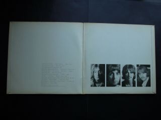 The Beatles White Album Mono 1968 1st Pressing PMC 7067/8 Top open No 0050796 3