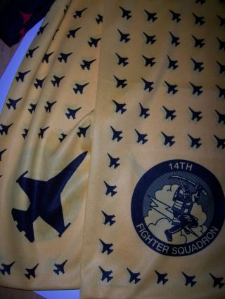 Flying Unit Scarf,  14th Fighter Squadron,  Misawa Ab,  Japan