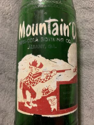 Vintage Mountain Dew Acl Soda Bottle By Pepsi - Cola Bottling Co Albany,  Ga.