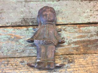 Vintage Antique Copper Cast Iron Doll Mold